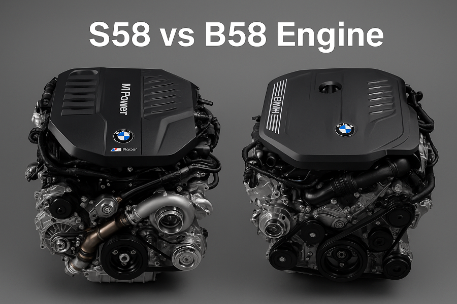 BMW S58 and B58 engines