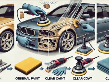 how to remove clear coat from a car