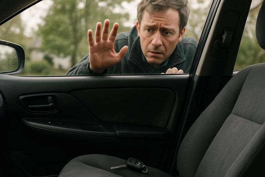 how to get keys out of locked car
